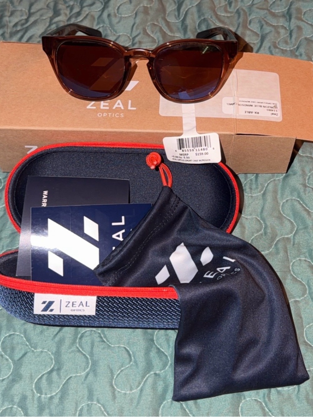 Zeal Optics Women's Brown Polarized Sunglasses